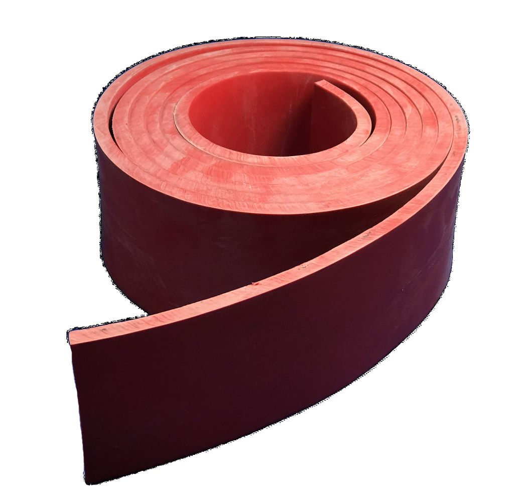Red Para Rubber Strips
